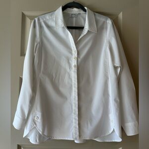 Habitat Button-Up Front Panel White Shirt